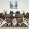 silas dining table + 6 loft chairs