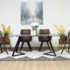 silas dining table + 6 loft chairs