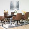 silas dining table + 6 loft chairs