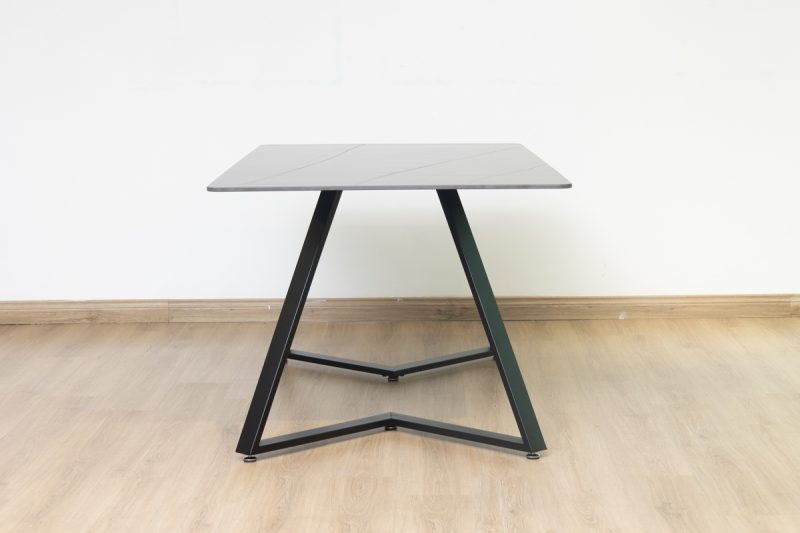silas dining table + 6 loft chairs