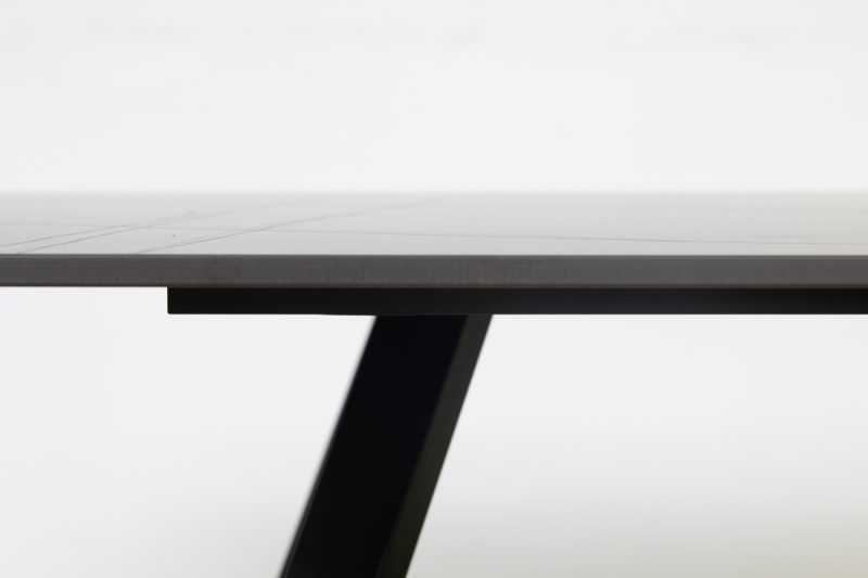 silas dining table + 6 loft chairs