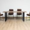 amilia dining table + 6 noah chairs