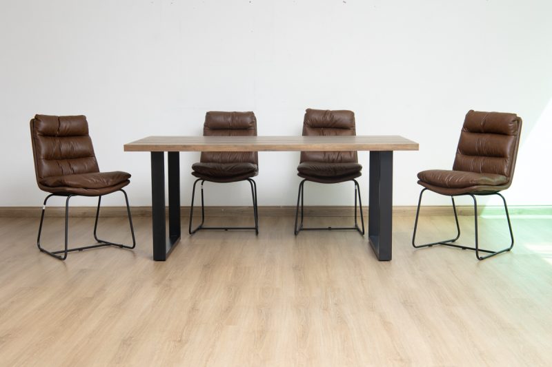 amilia dining table + 6 noah chairs