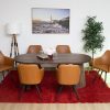 gemini dining table + 6 belfast chairs