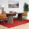 gemini dining table + 6 belfast chairs