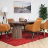 gemini dining table + 6 belfast chairs