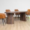 gemini dining table + 6 belfast chairs