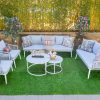 harbour 7 seater outdoor sofa (3+2+1+1) + coffee table + end table