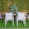 atlantic outdoor dining table + 6 chairs