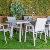 atlantic outdoor dining table + 6 chairs