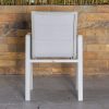 mallin outdoor dining table + 6 chairs