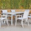 atlantic outdoor dining table + 6 chairs