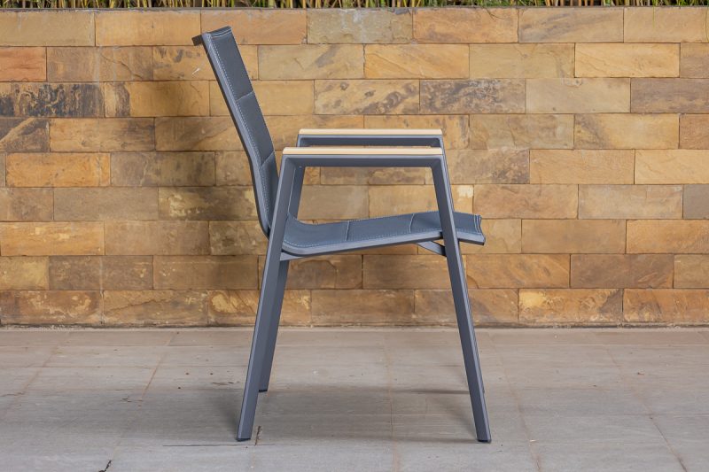 shoreline outdoor dining table + 6 chairs