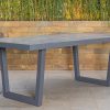 shoreline outdoor dining table + 6 chairs