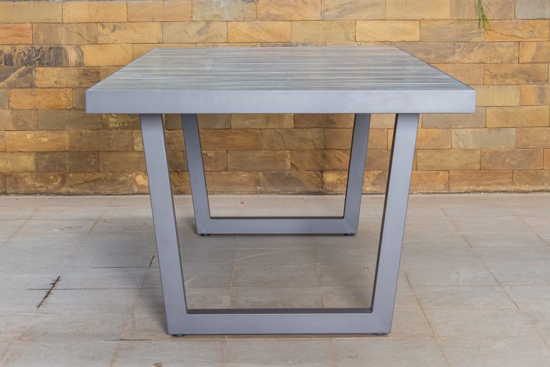 shoreline outdoor dining table + 6 chairs