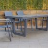 shoreline outdoor dining table + 6 chairs