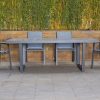 shoreline outdoor dining table + 6 chairs