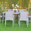 nod outdoor dining table + 6 chairs (copy)