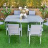 nod outdoor dining table + 6 chairs (copy)