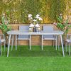 nod outdoor dining table + 6 chairs (copy)