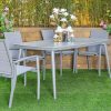 nod outdoor dining table + 6 chairs (copy)