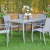 nod outdoor dining table + 6 chairs (copy)