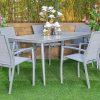 nod outdoor dining table + 6 chairs (copy)