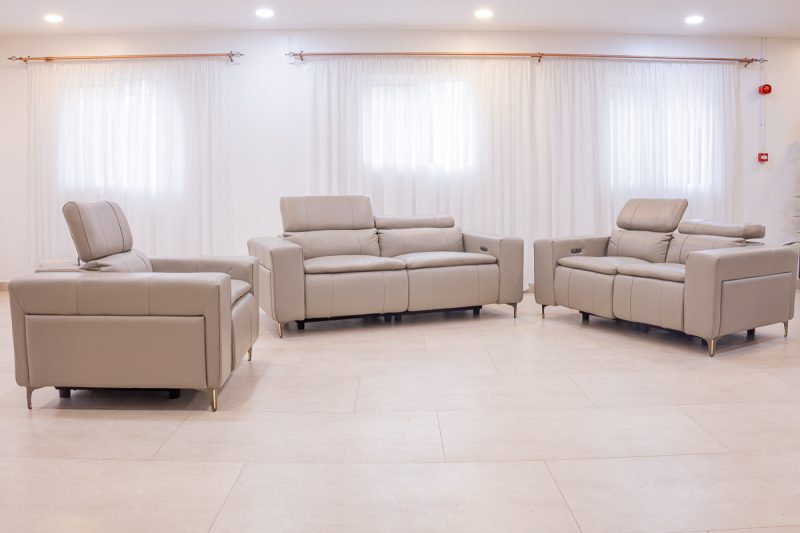 lyle 7 seater electric leather recliner (3+2+1+1)