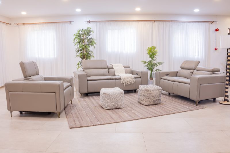 lyle 7 seater electric leather recliner (3+2+1+1)