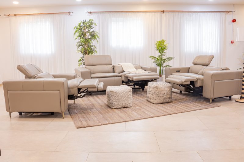 lyle 7 seater electric leather recliner (3+2+1+1)