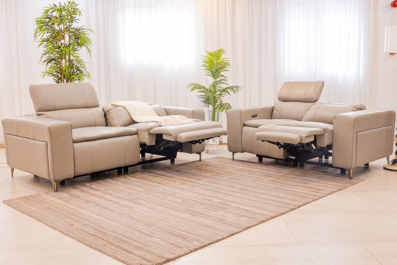 lyle 7 seater electric leather recliner (3+2+1+1)