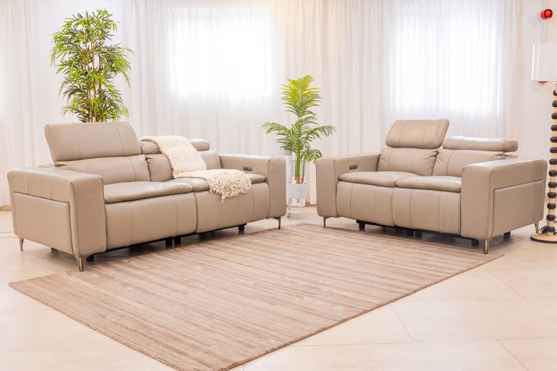 lyle 7 seater electric leather recliner (3+2+1+1)