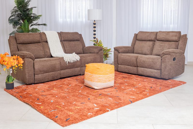 laurel 7 seater fabric recliner sofa (3+2+1+1) (copy)