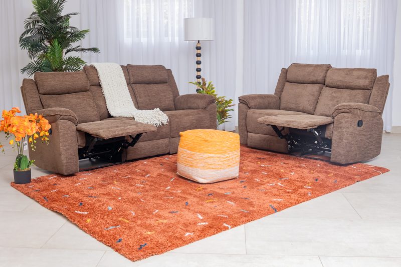 laurel 7 seater fabric recliner sofa (3+2+1+1) (copy)