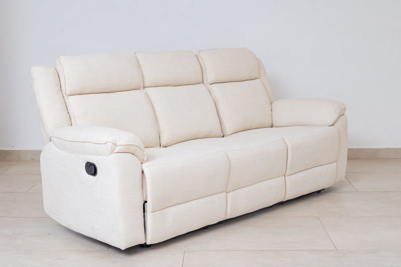 laurel 7 seater fabric recliner sofa (3+2+1+1)