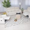 laurel 7 seater fabric recliner sofa (3+2+1+1)