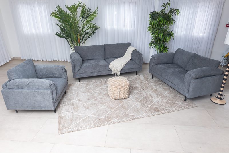 braxlin 6 seater fabric sofa (3+2+1)