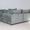 kelton fabric corner sofa + ottoman