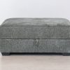 kelton fabric corner sofa + ottoman