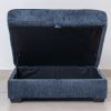 kelton fabric corner sofa + ottoman