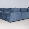 kelton fabric corner sofa + ottoman