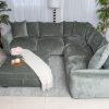 kelton fabric corner sofa + ottoman