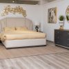 walton king bed + 2 nightstands