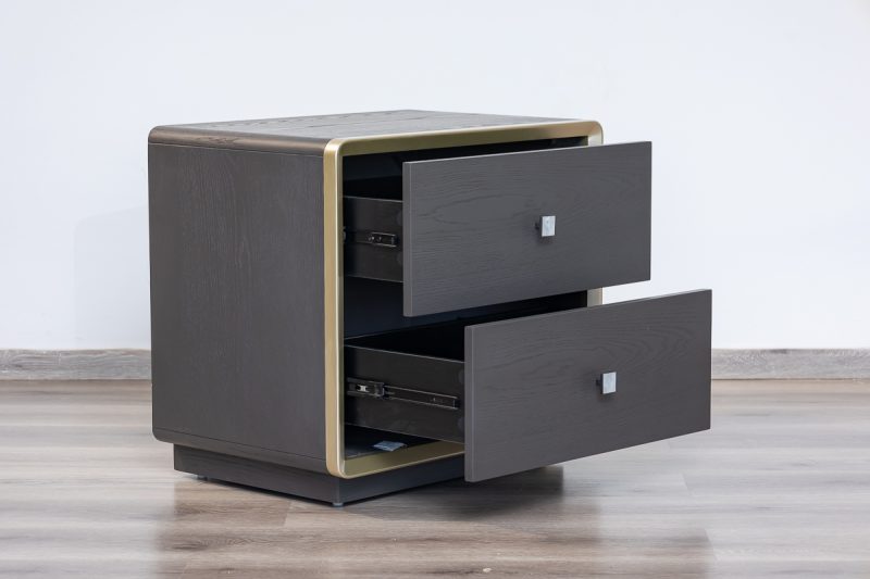 walton king bed + 2 nightstands