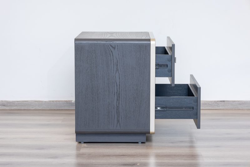 walton king bed + 2 nightstands