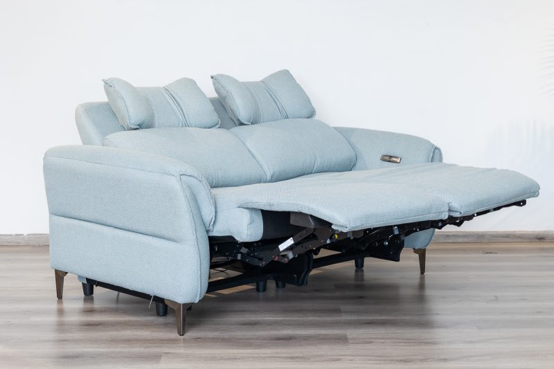 quin 7 seater electric fabric recliner sofa (3+2+1+1)