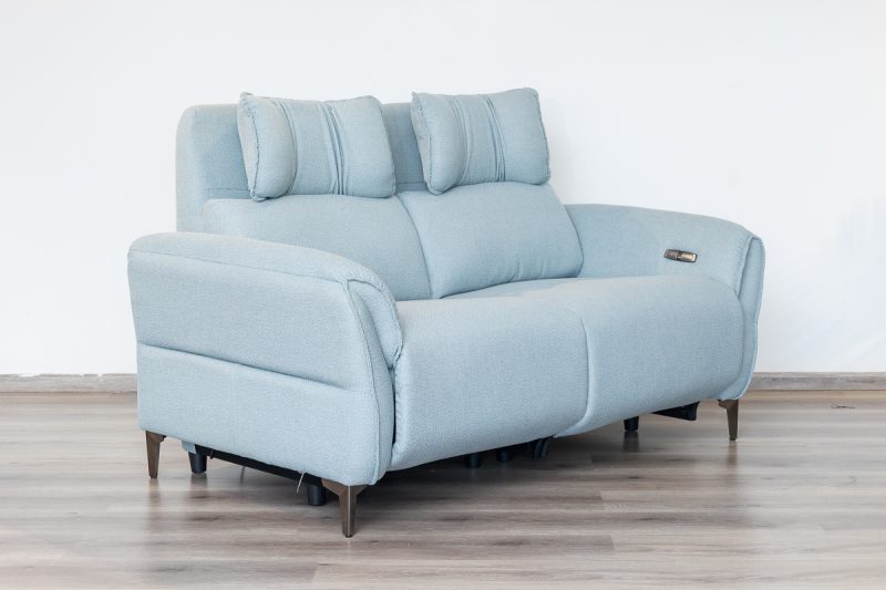 quin 7 seater electric fabric recliner sofa (3+2+1+1)