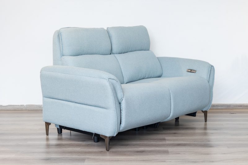 quin 7 seater electric fabric recliner sofa (3+2+1+1)