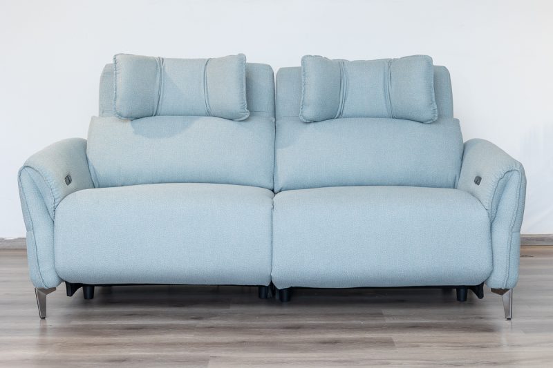 quin 7 seater electric fabric recliner sofa (3+2+1+1)
