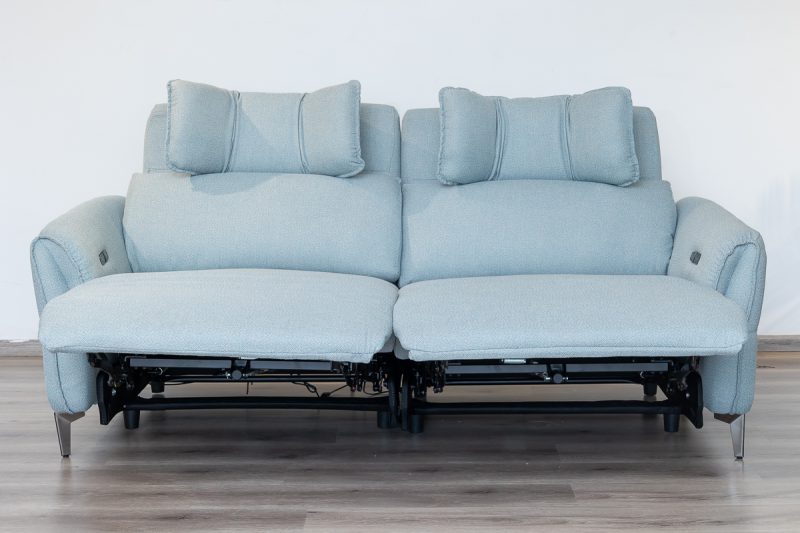 quin 7 seater electric fabric recliner sofa (3+2+1+1)